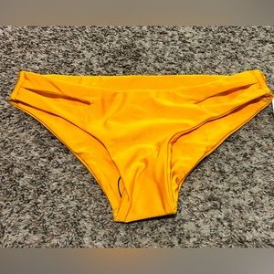 Cheeky yellow swimsuit bottoms